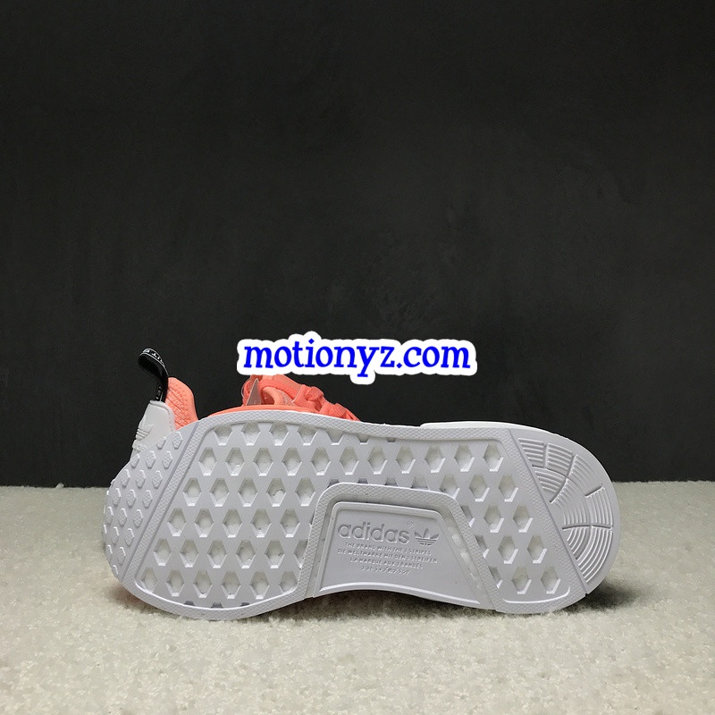 Real Boost Adidas NMD R1 Orange Pink